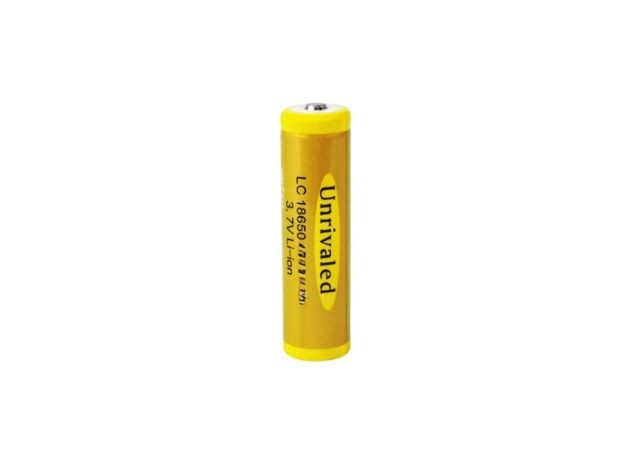 &u+ BATERIA PILA RECARGABLES 18650 AMARILLA 2200 MAH 3,7V